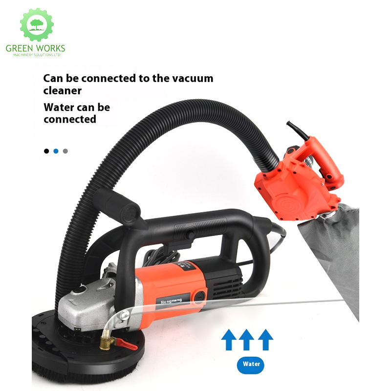 Professional Cordless Handheld Electric Concrete Floor Polisher for Wall Edge Grinder