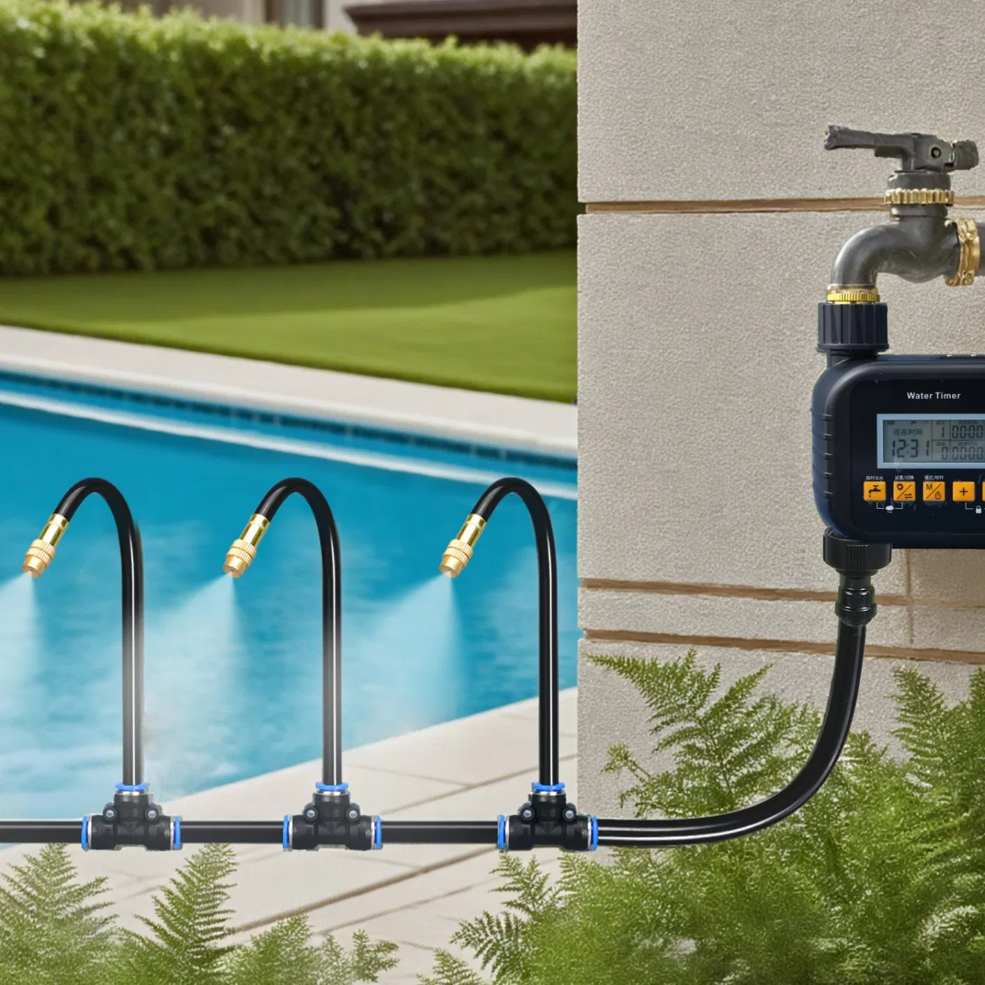 Complete Sprinkler Irrigation System for DIY Garden Irrigation Projects