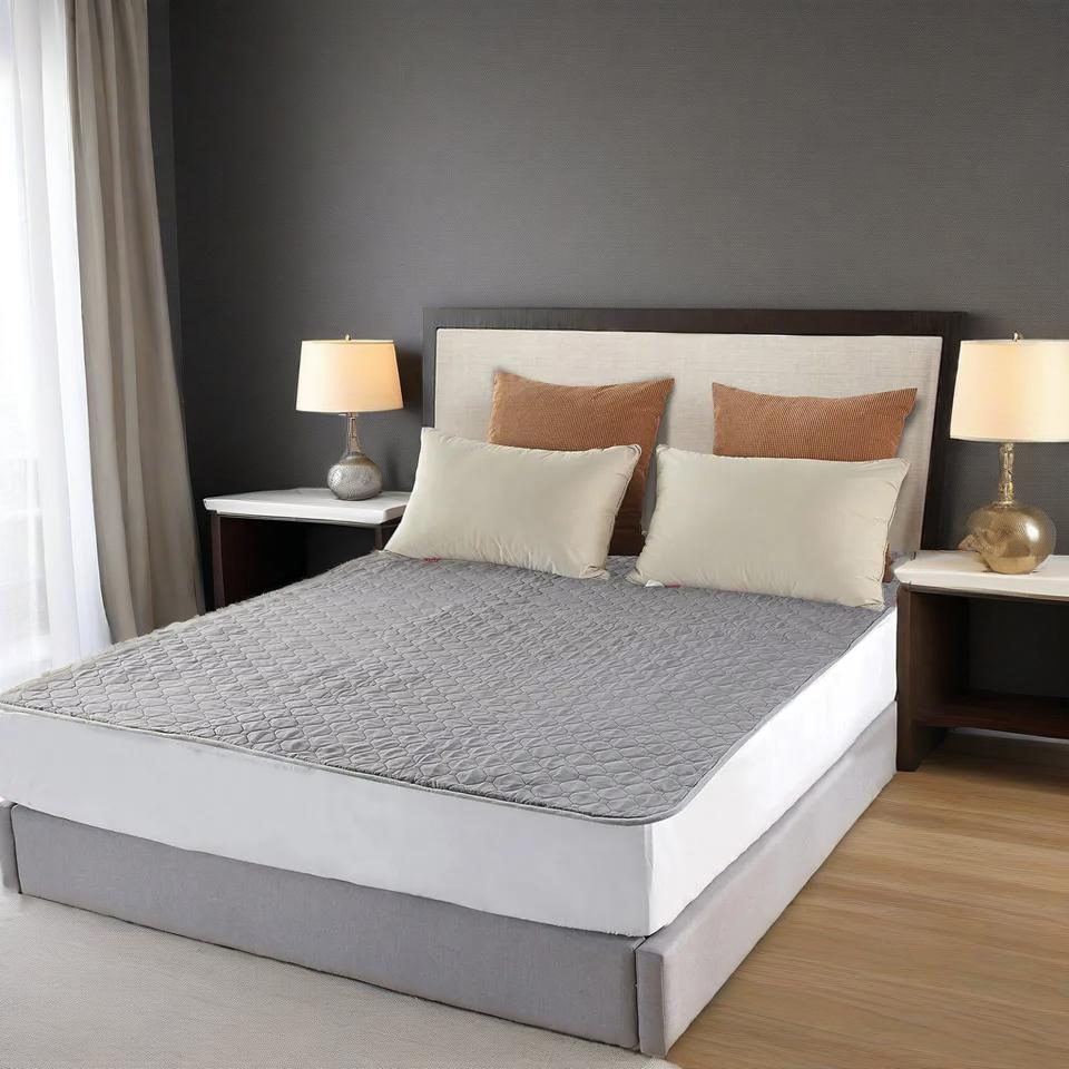 1688 Fashion Full-Size Warm Electric Blanket Water Heating Blanket Electric Bed Warmer with Samrt Controller