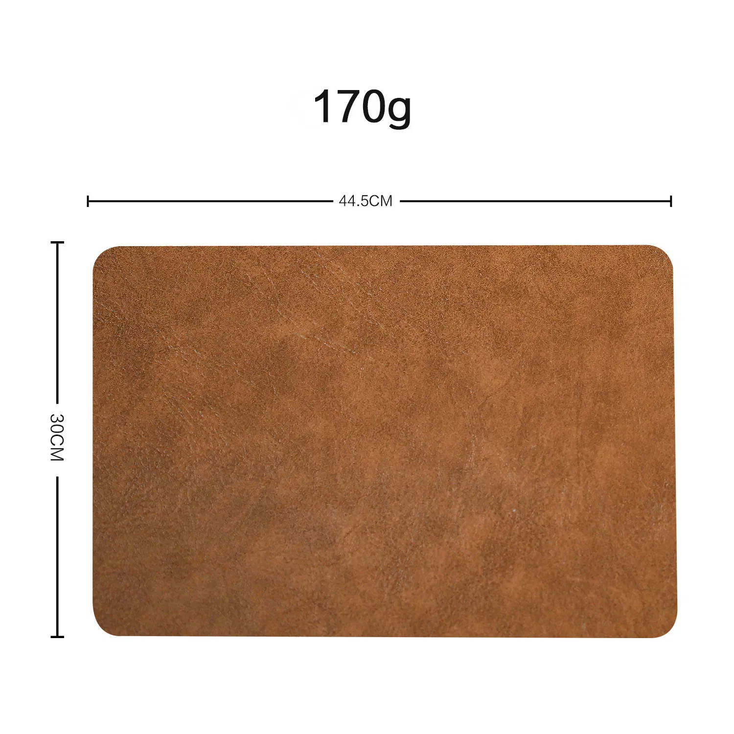 Table Mat - Faux Leather Waterproof Dinner PVC Placemats for Dining Room, Coffee Table, Desk, Bar, Easy to Wipe off, Heat & Stain Resistant