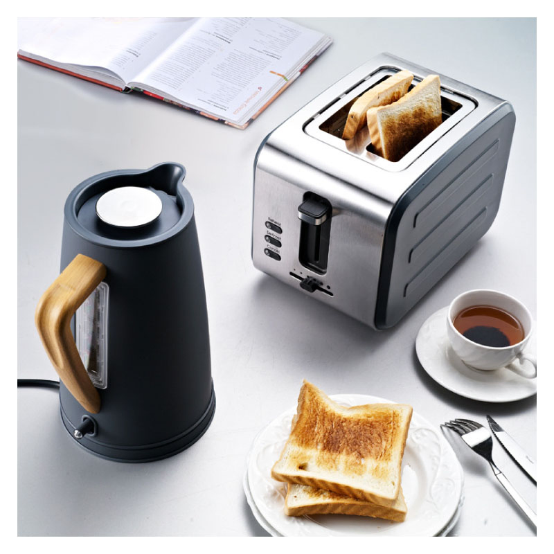 Toaster Stainless Steel Toaster Home Toaster 2 Piece Breakfast Machine Bread Maker
