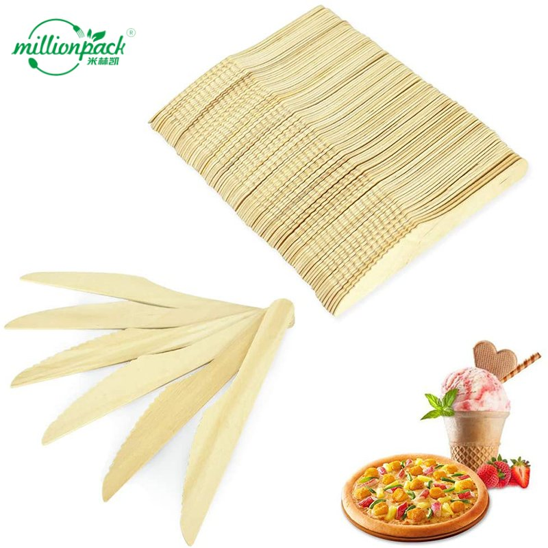 Sustainable Kraft Paper Knife with Cpla Material for Compostable Utensils