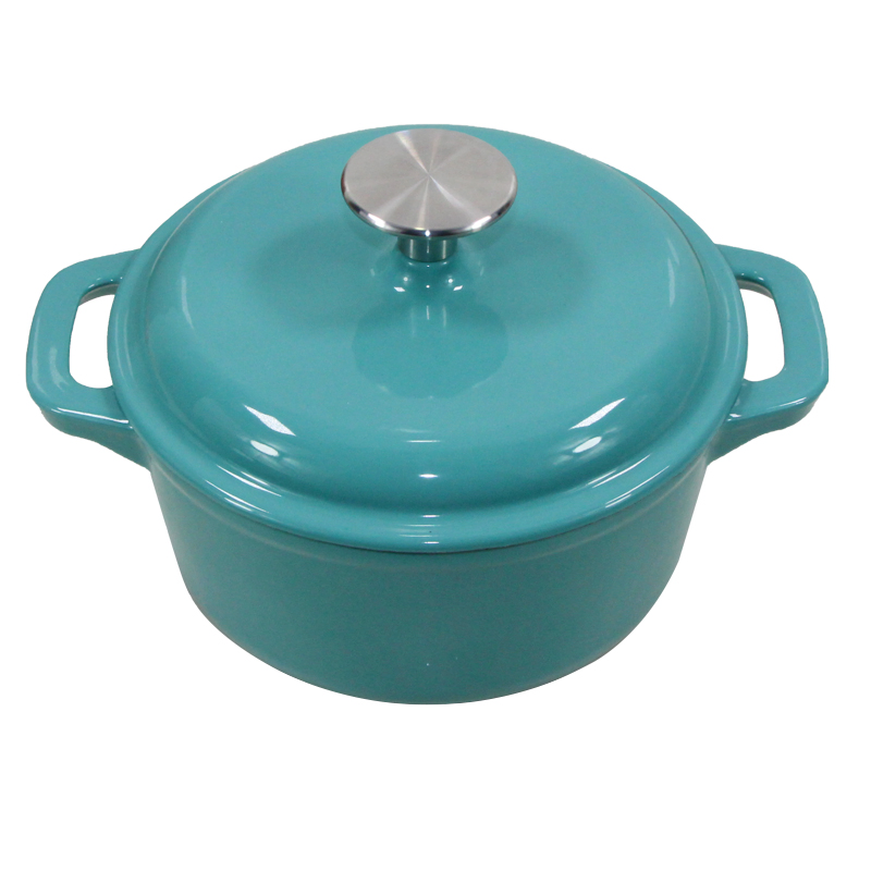 Чугунная эмалированная кастрюля-кокот Cookwin 1.7 л