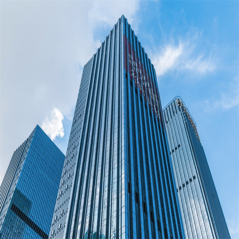 High-Strength Commercial Durable Modern Elegant Architectural Aluminum Glass Curtain Wall