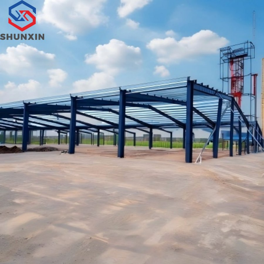 Efficient Durable Metal Framed Prefab Workshop Construction Steel Structure Building Warehouse