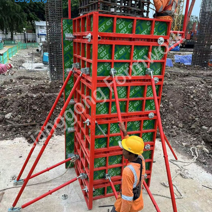 Lianggong Adjustable Factory Price Steel Frame Column Formwork