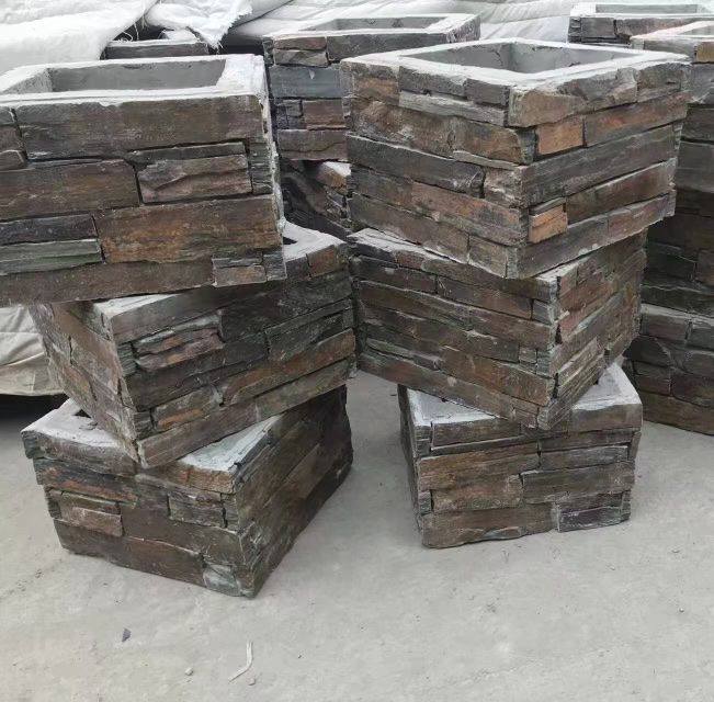 Nature Culture Stone Column for Door or Outdoor Decoration