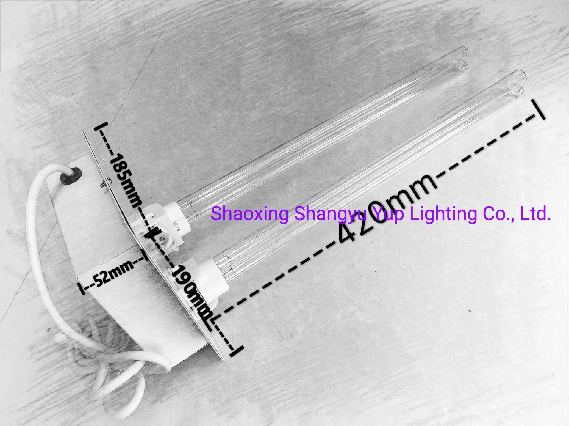 New UV Air Cleaner in Duct UV Lights Air Purifier Whole House UV Light in Duct for HVAC AC Duct Germicidal Dual Lamp 72W