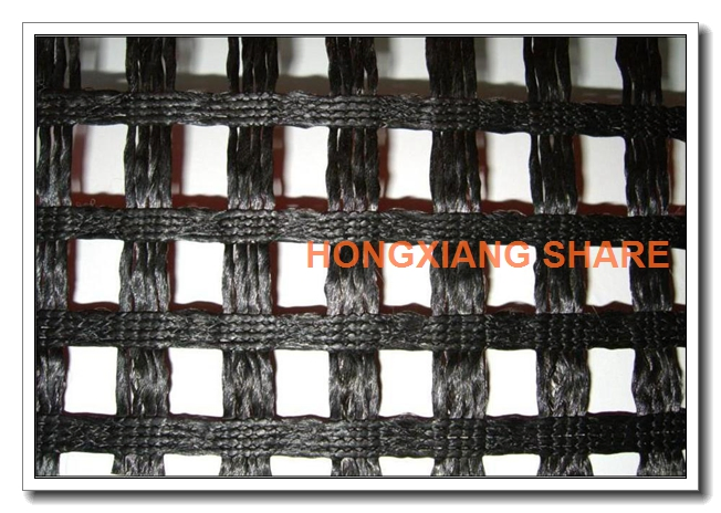 Warp Knitted Polyester Geogrid with CE for Construction