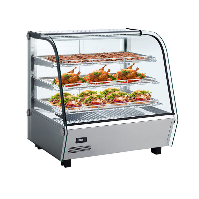 Durable Commercial Food Insulation Heating Display Cabinet Equipment
