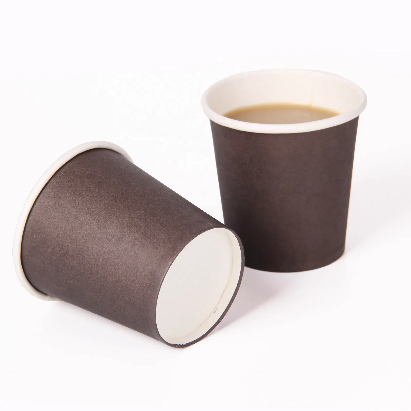 12oz Single Wall Kraft Hot Drinking Paper Cup Disposable Paper Coffee Mug