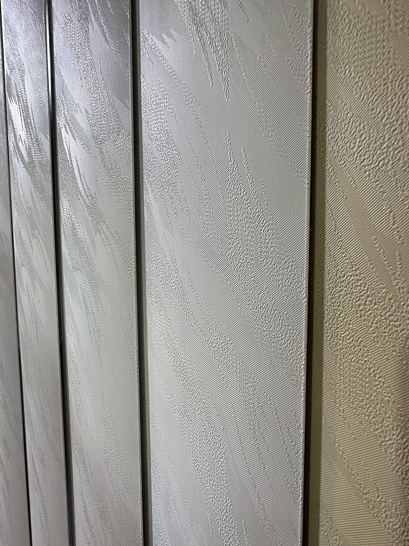 Wholesale Finished 3.5" PVC Vertical Blinds Customized French Window Blinds