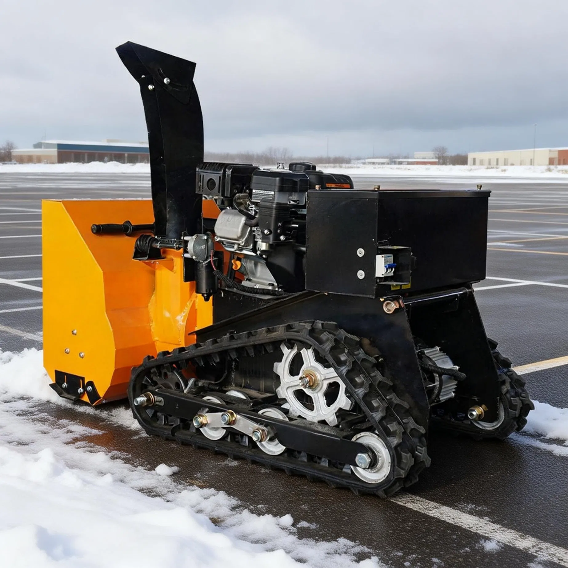 Quick and Efficient Snow Blower with Easy Maintenance Access