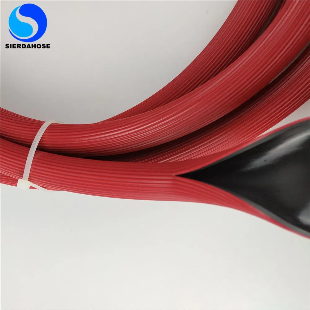 1/2" 3 Layer Red PVC Garden Water Hose for Irrigation Watering Garden