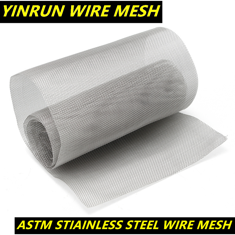 Free Samples Stock ASTM Fine Stainless Steel Wire Mesh Filter Mesh No MOQ Limit