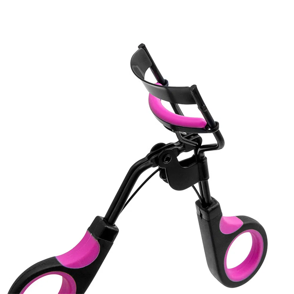 Black Manual Portable Makeup Eyelash Curler Curling Lash