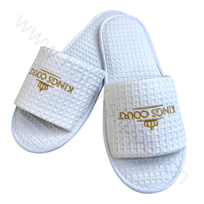 Premium Hotel Waffle Slippers for Cozy Relaxation Experience