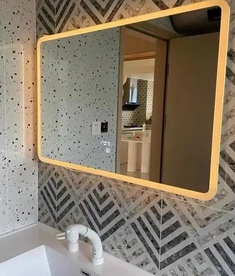 Premium 6mm Customizable Logo Mirror for Personal Branding