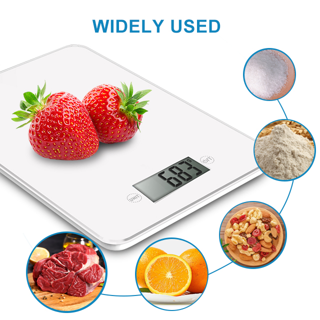 Кухонные весы цифровые, 5 кг, черные
