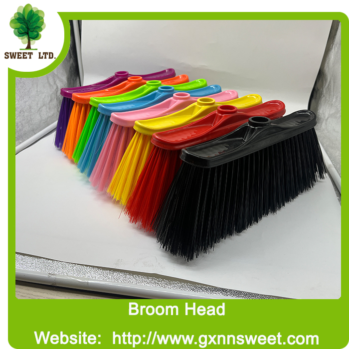 Household Cleaning Products Sweep Floor Custom Plastic Broom Head Brush