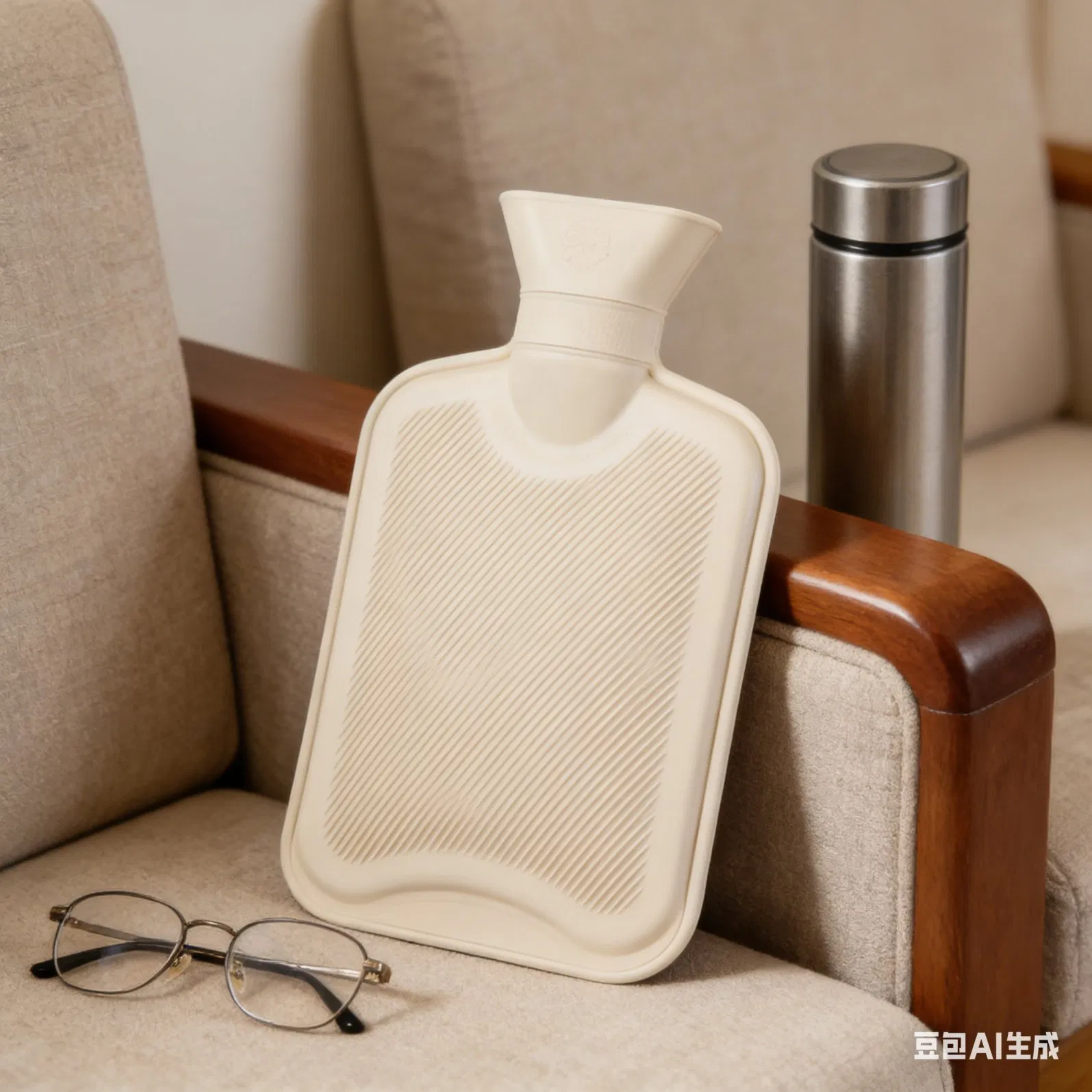 BS TUV CE SGS Intertek Christmas Gift 2L Cold Winter Hand Warm United Kingdom Top Sale and Rubber Hot Water Bag with Knitting Cover