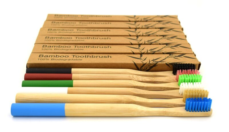 Biodegradable Bamboo Toothbrush for Travel Hotel Use