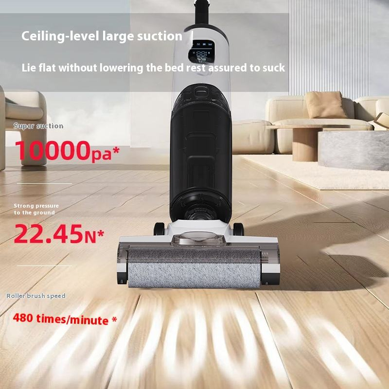 Multi-Functional Self-Cleaning Floor Scrubber Machine Household Cordless Wet and Dry Floor Washer Vacuum Cleaner