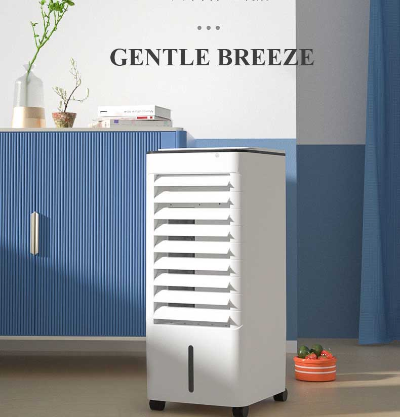 Multifunctional Movable Air Cooler Featuring Low Noise and Energy Efficiency