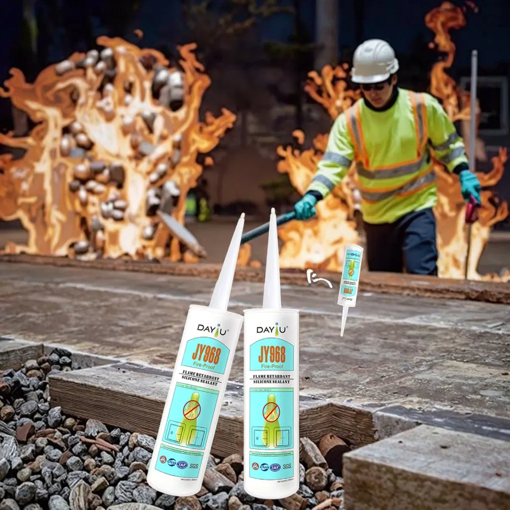 Weatherproof Neutral Adhesive Fire Silicone Sealant for Aluminium Glass
