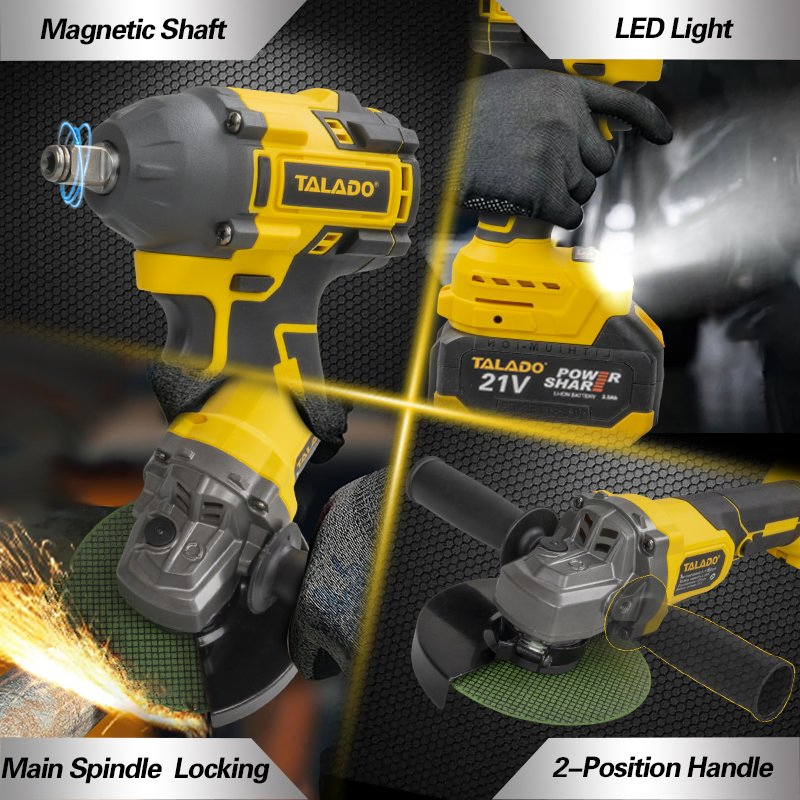 Cordless Durable Power Tool Set for Outdoor Repair