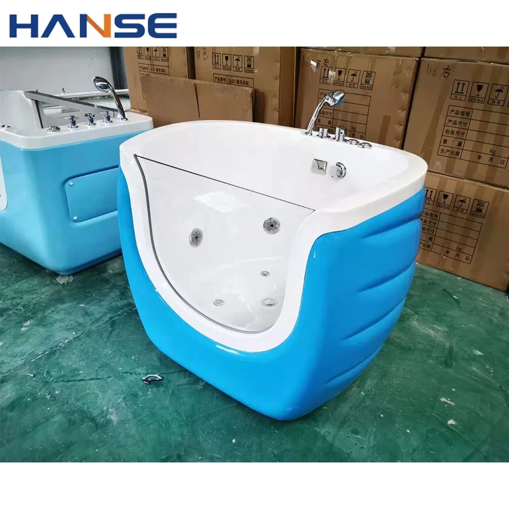 Детская ванна из акрила с прозрачной дверцей