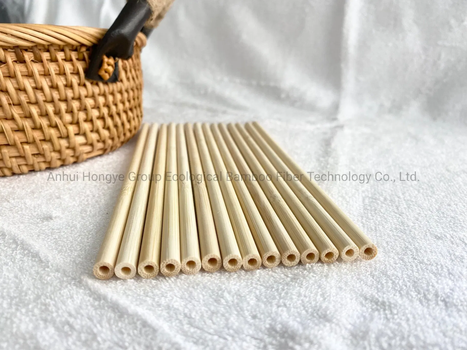 Disposable Bamboo Straw Hot Sale Eco-Friendly Product 6.2*200 mm
