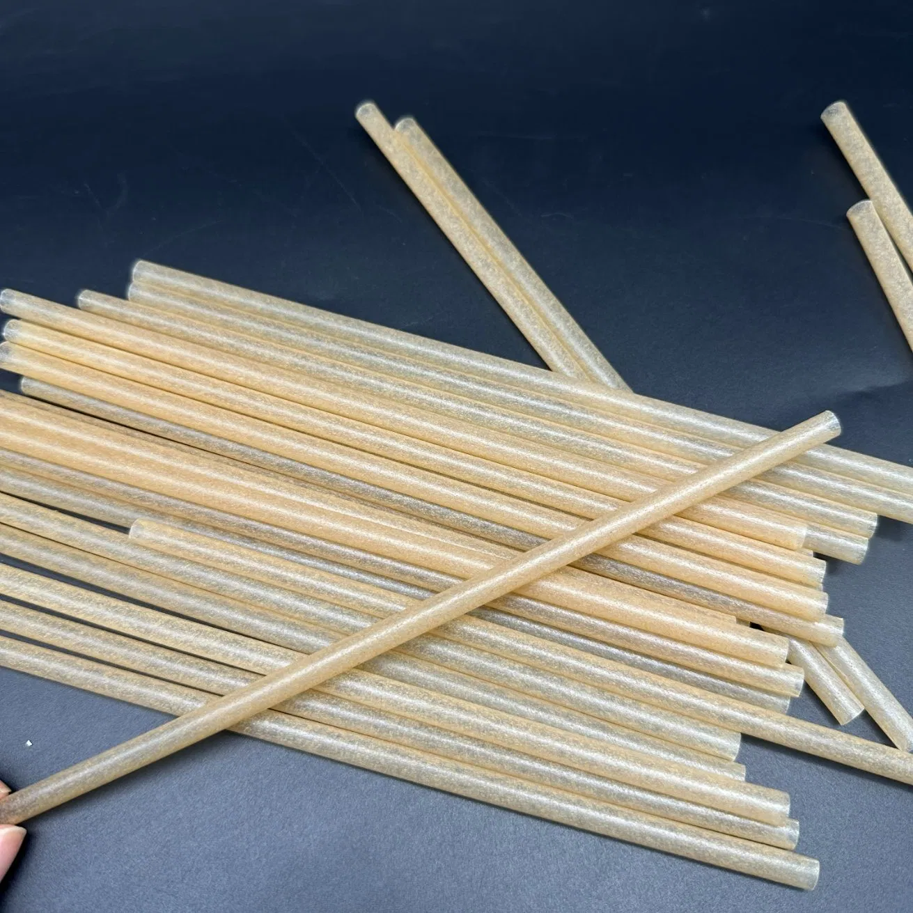 Eco Friendly Disposable Biodegradable Straw Sugarcane Bagasse Straw 6mm