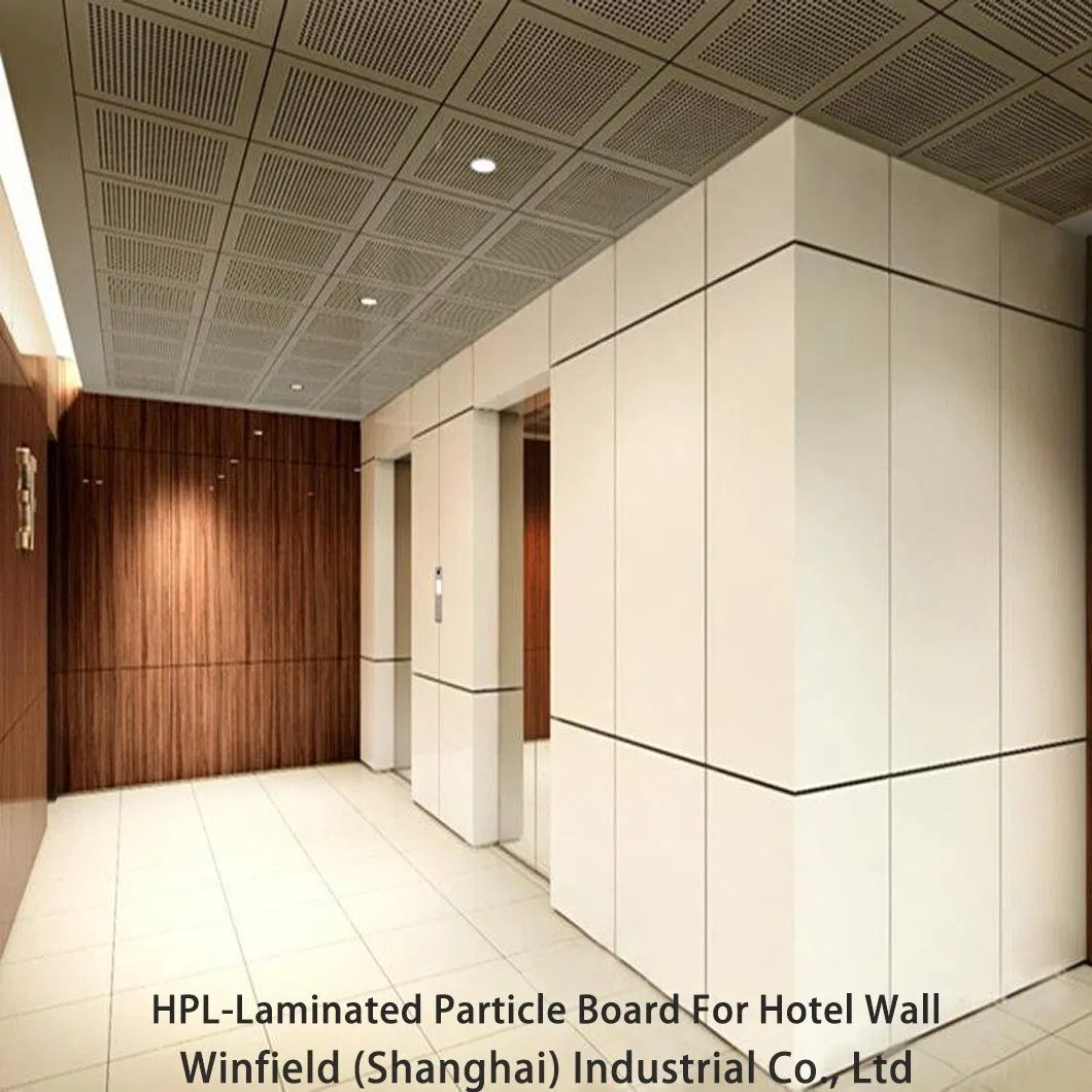 Durable 2mm HPL Laminate Particle Board for Interiors Wall Furniture
