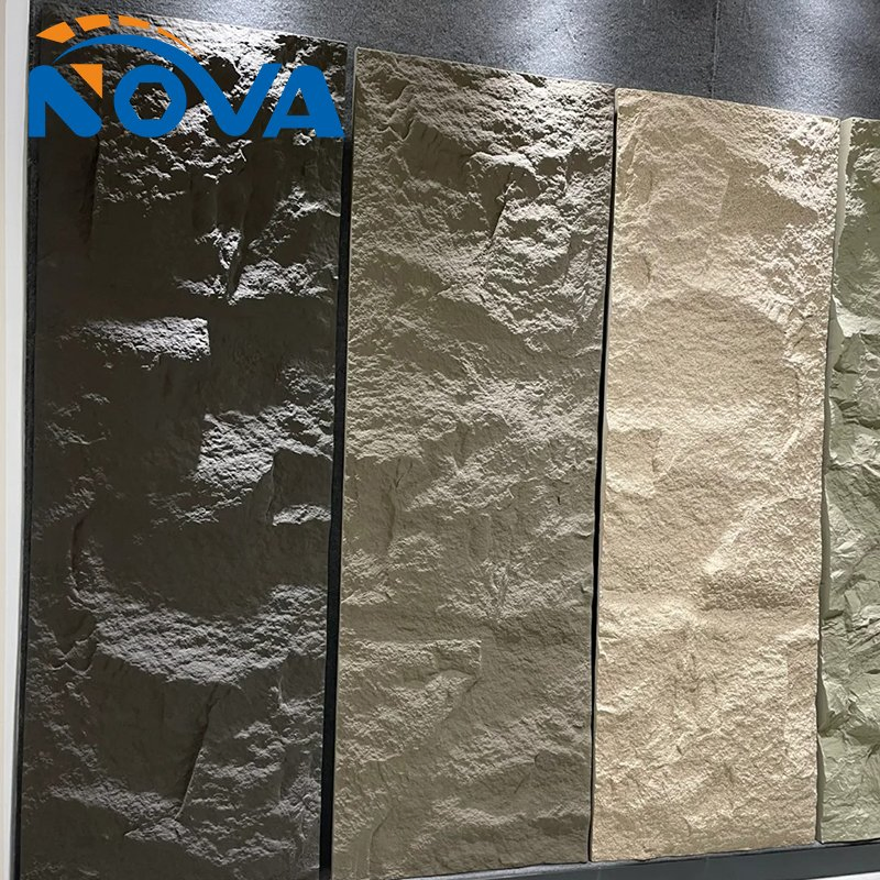 PU Stone Faux Artificial Rock Stone 3D Exterior Wall Decor Board