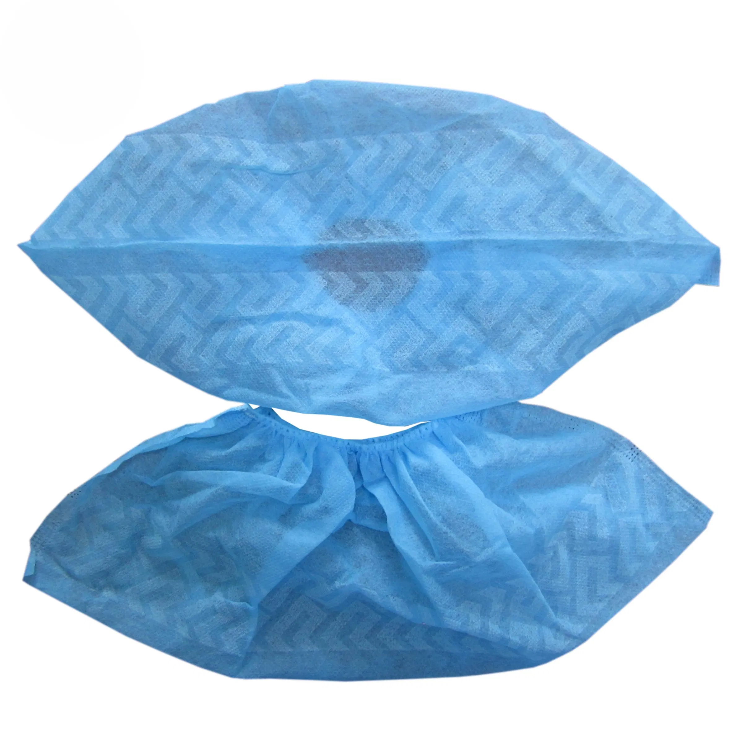 Disposable Non-Woven Shoe Covers Blue Disposable Shoe Covers