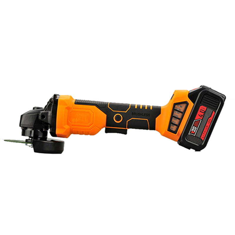 21V Brushless Angle Grinder for Metal Cutting with 115mm Wheel