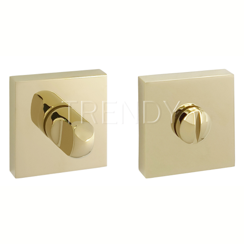 Square Cylinder Rosette Zinc Alloy Escutcheon Cylinder Base Lock Cover (ZR27-CL)