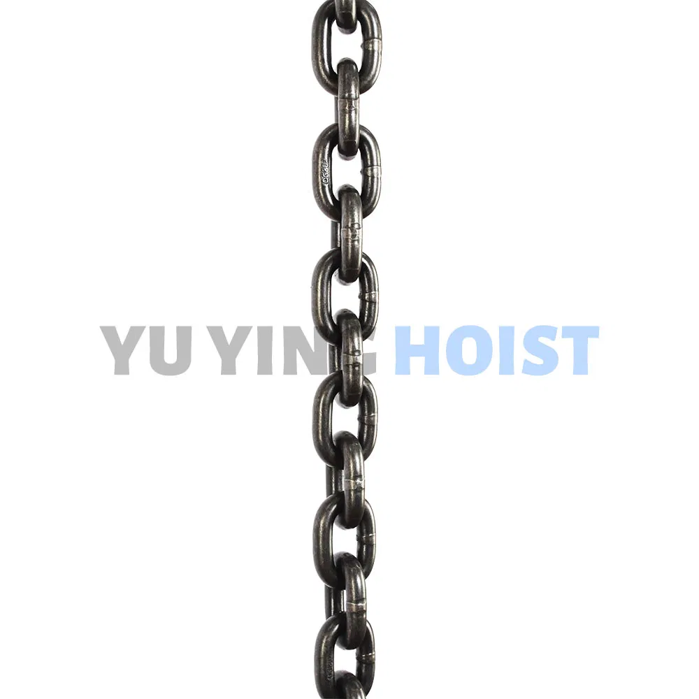 G80 Hoist Chain with Superior Strength – Black Oil Coating for Rust Resistance