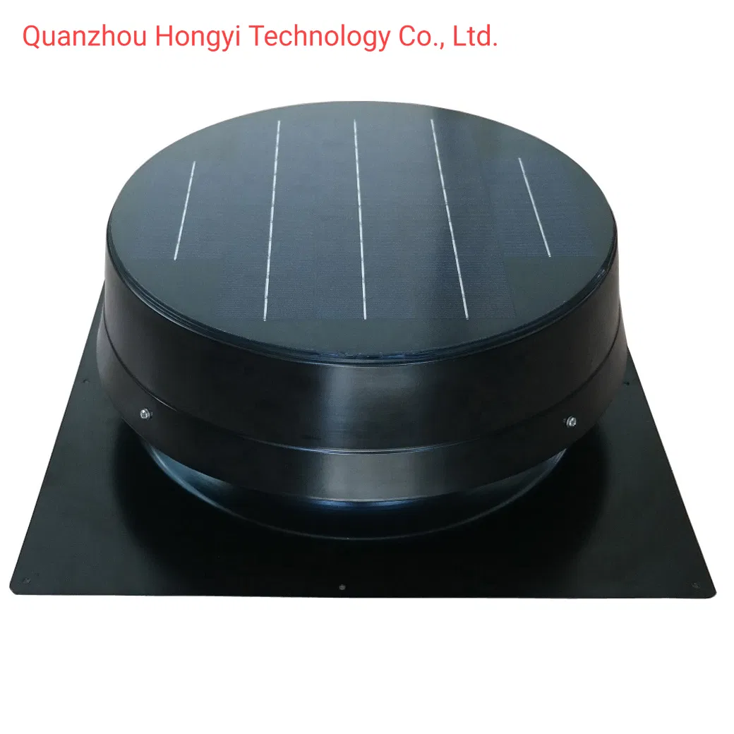 10W Solar Roof Ventilator with 530cfm for Garage, Shed, Greenhouse