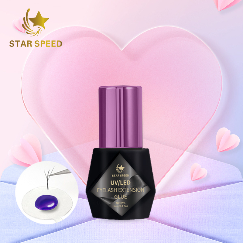 Starspeed UV Lash Glue Clear UV Eye Lash Extensions Glue Strong LED UV Lash Glue