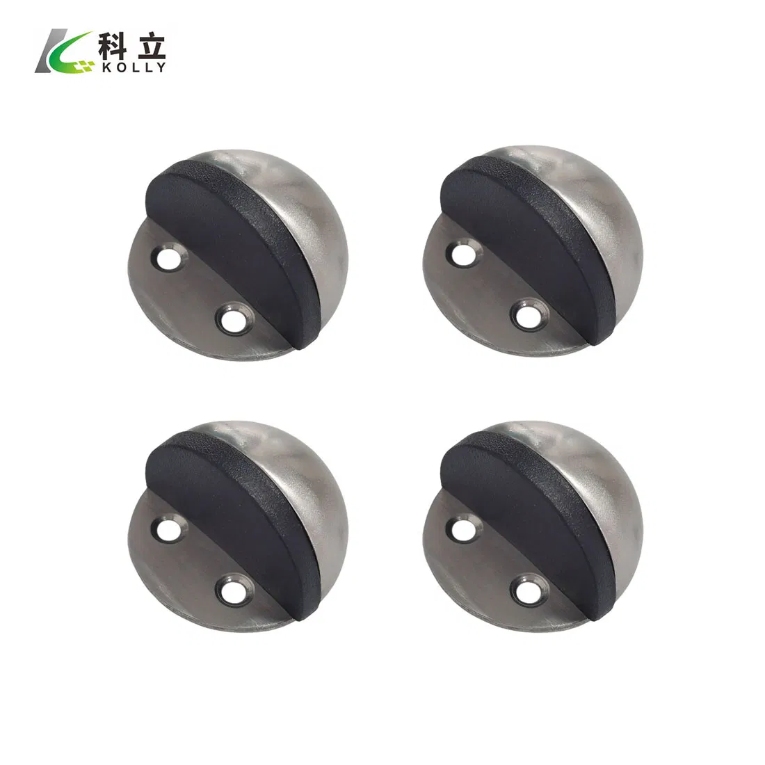 Premium Stainless Steel Door Stopper with Safety Rubber Base