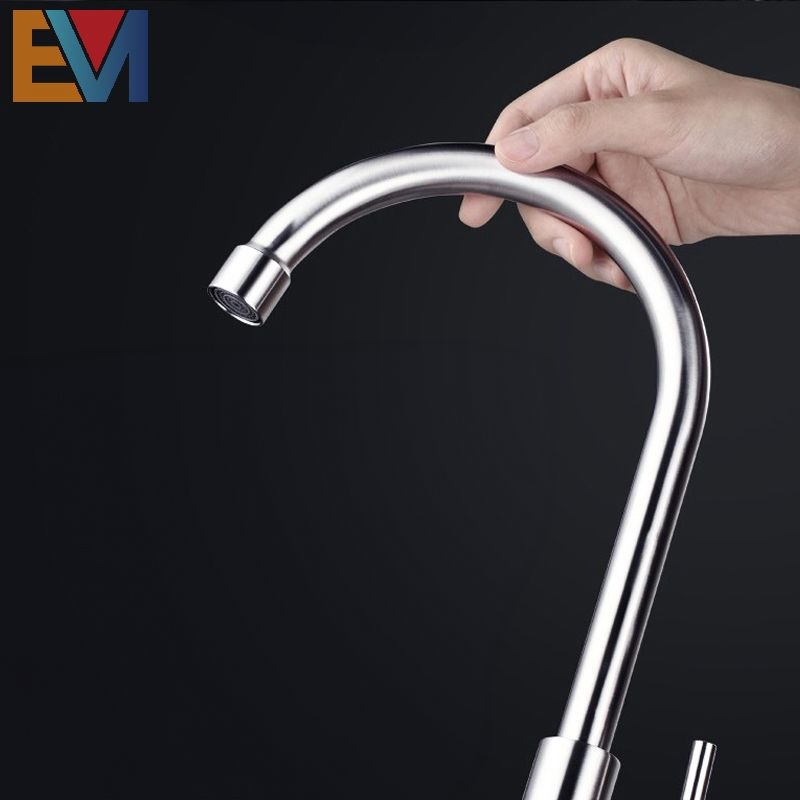 304 Stainless Steel Single Handle Kitchen Faucet