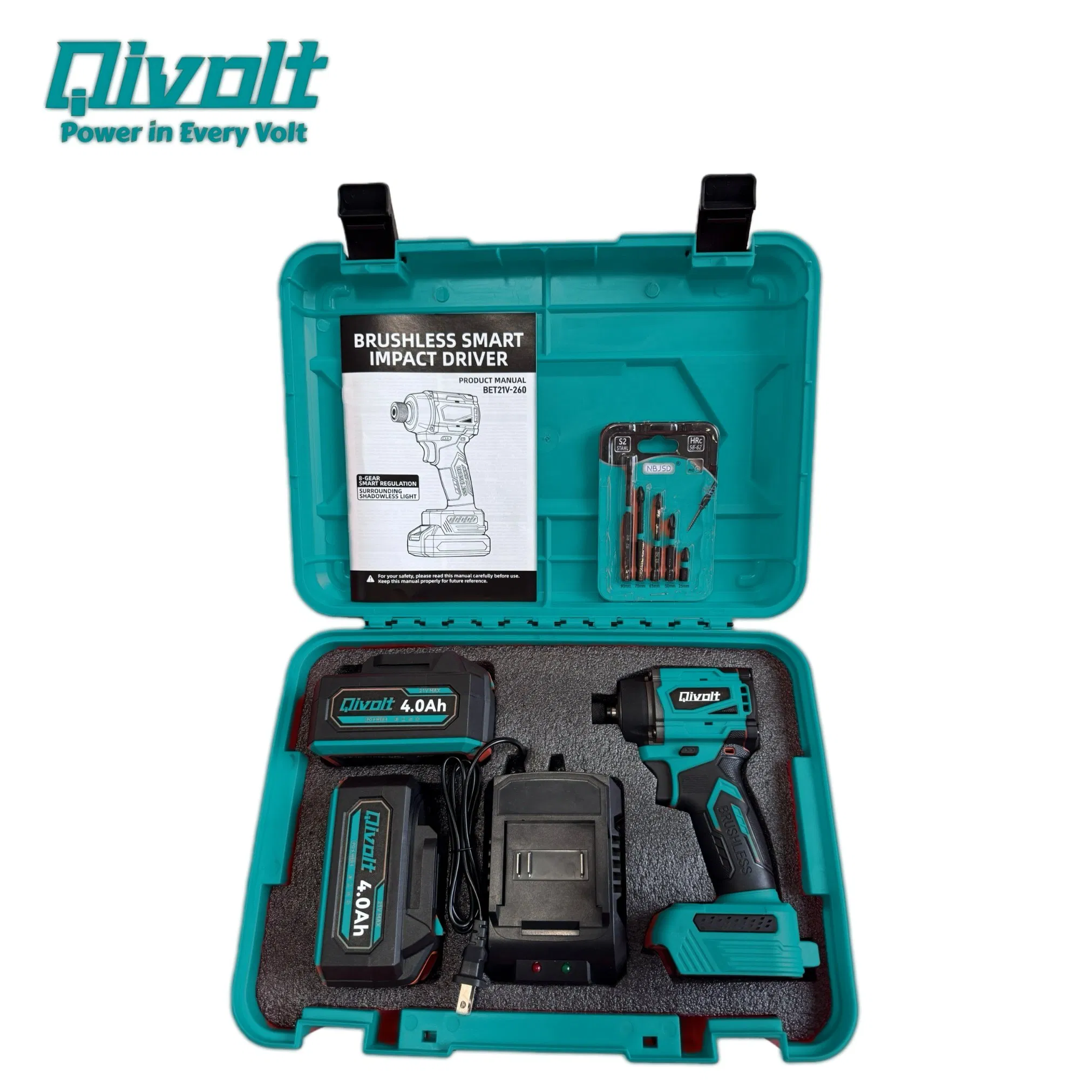 Беспроводной ударный гайковерт Qivolt 18В