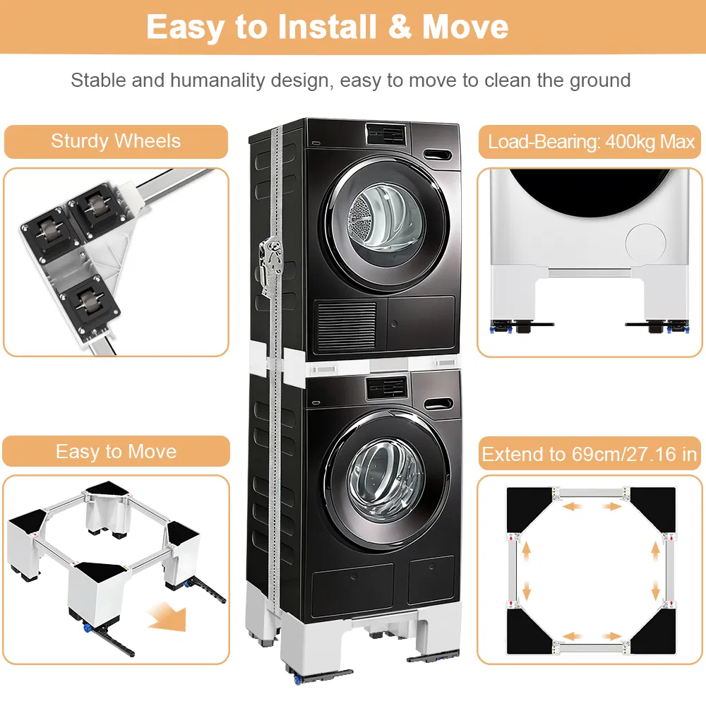 Washing Machine Parts Pedestal Bathroom Shelves Washing Machine Base Stand