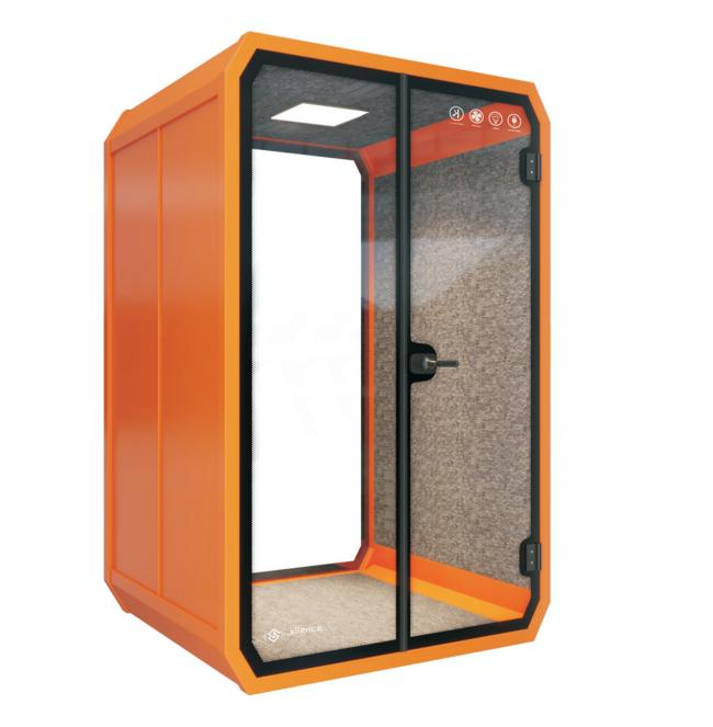 Factory Price Prefab Modular Office Booth for 2 Seater