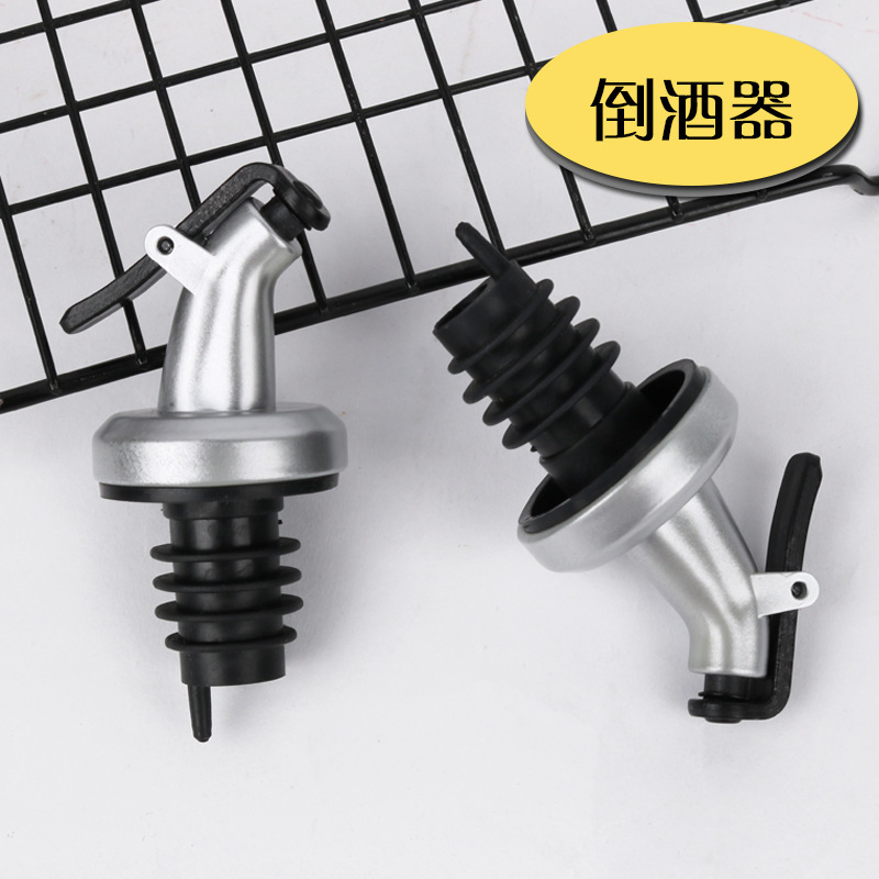Plastic Nozzle Oil Bottle Stopper Press Type Guide Nozzle Oil Bottle Cap