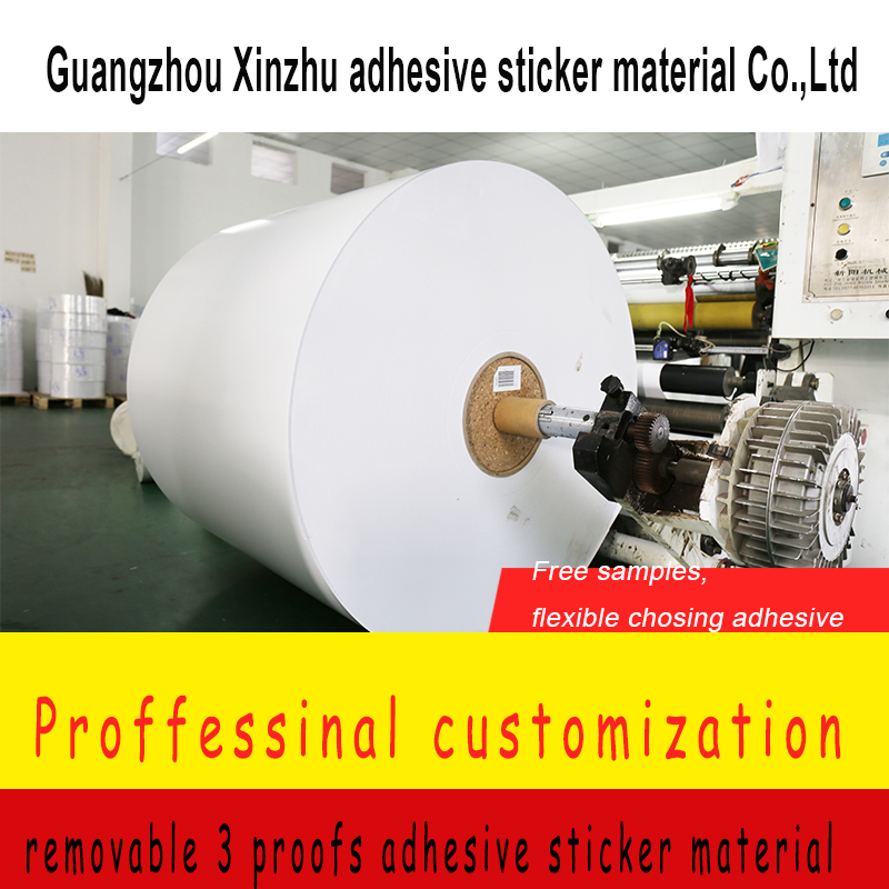 Removable Adhesive Three Proofs Thermal Adhesive Sticker Material Barcode Making Material Xzkj-3A80