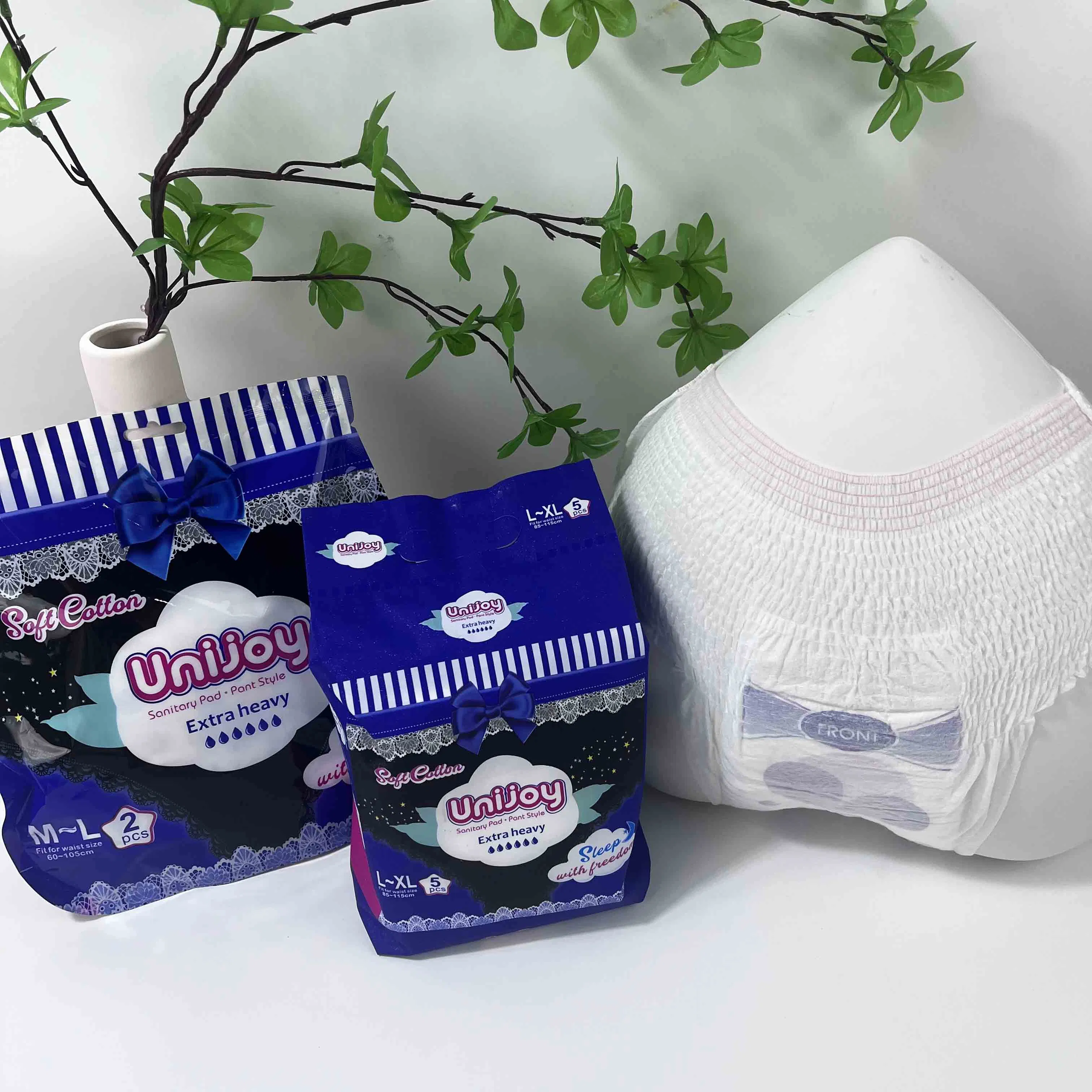 Disposable Underwear Pants Sanitary Napkin for Night Use
