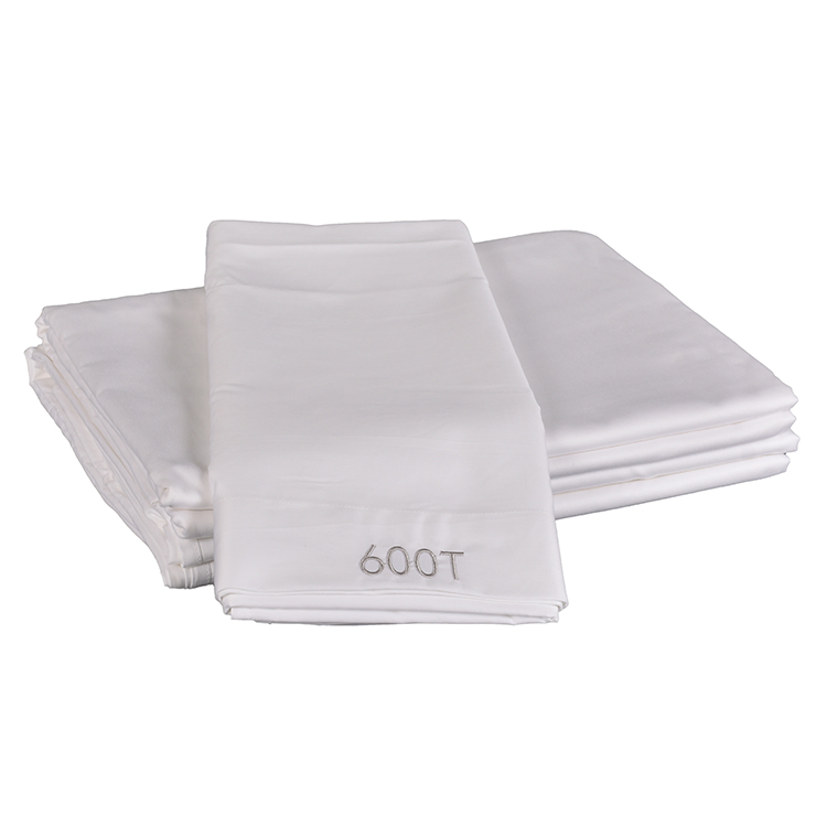 Wholesale Hotel 600t Full Size Fitted Cotton Bed Sheets